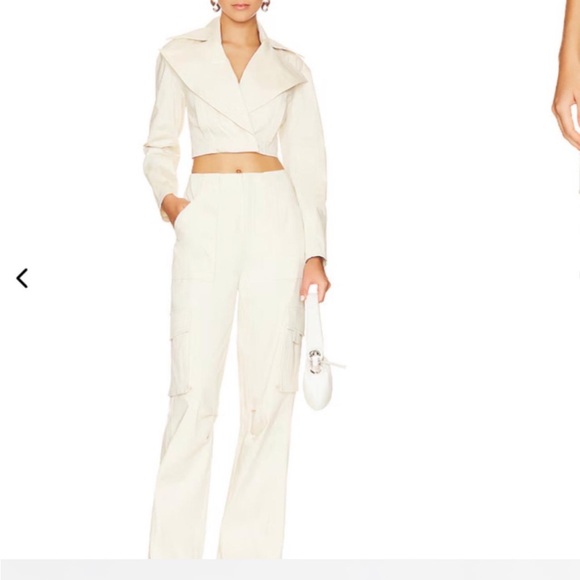 L'Academie Pants - NWT Revolve L’ACADEMIE Ashlen cargo cream pants